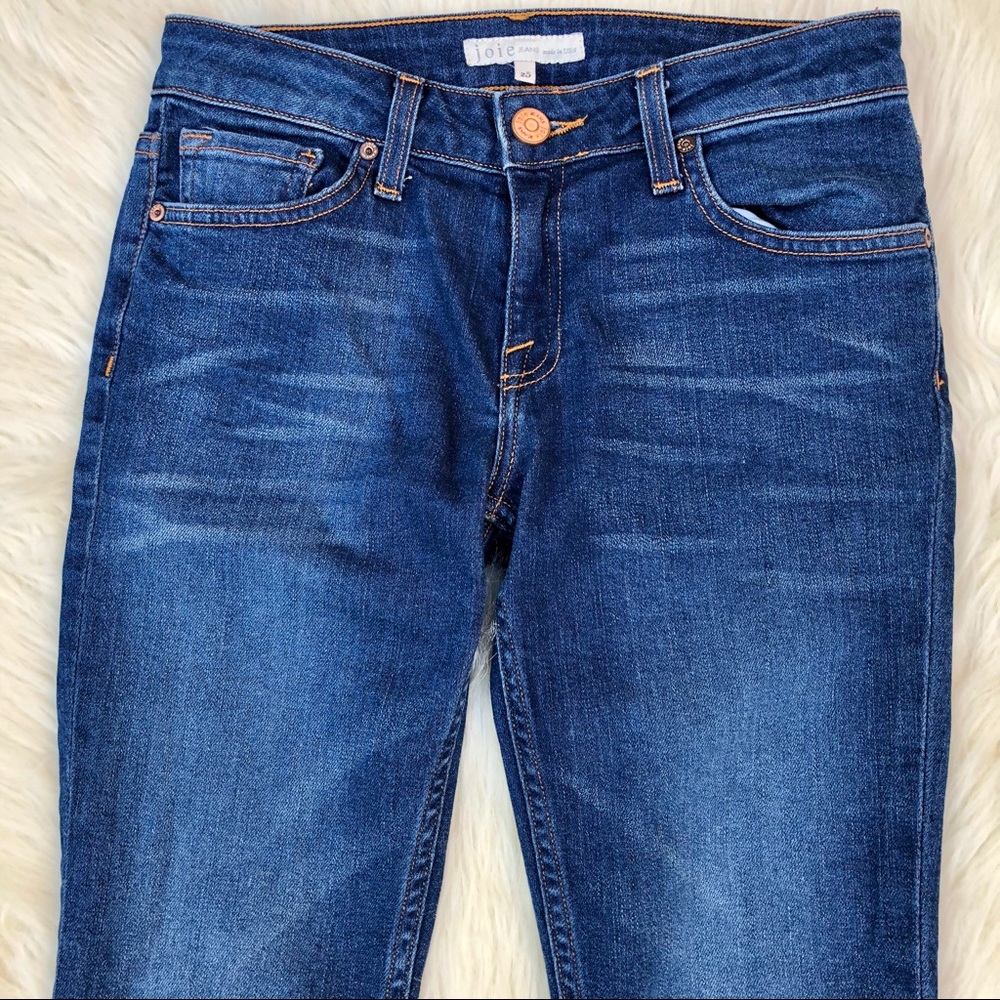 Joie Midrise Rolled Skinny Jeans in Hana - Picture 3 of 8